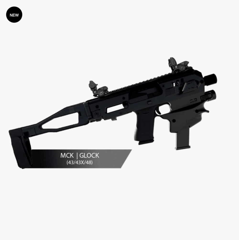 CAA MCK Gen 2, Micro Conversion Kit, Fits Glock 43/43X/48, Black (MCK 43/48GEN2)