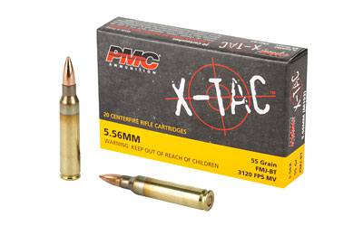 PMC X-Tac 5.56 mm Ammunition 20 Rd Box