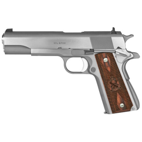 Springfield 1911 Mil-Spec, Full Size .45 ACP Pistol, Stainless Steel (PBD9151L)