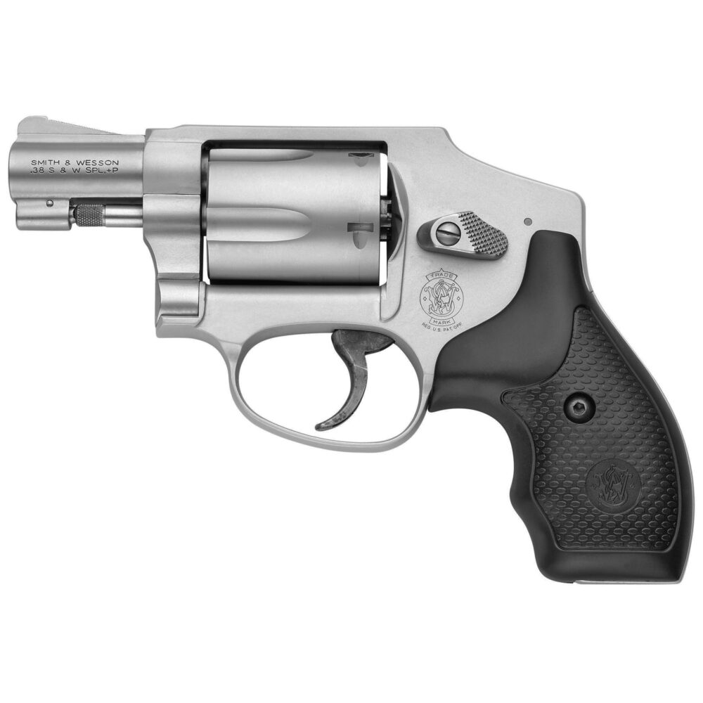 Smith & Wesson 642, 38SPL, Airweight Revolver, Aluminum Alloy, Matte Silver Finish, No Internal Lock (103810)