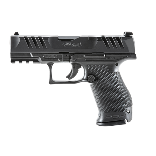 Walther PDP Compact 9mm Pistol, 4in. Barrel, Optic-Ready, Performance Duty Trigger, Black (2851229)