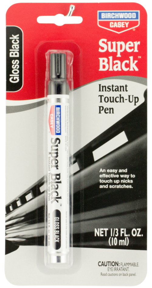 Birchwood Casey Super Black Touch-Up Pen, 1/3 oz., Black Gloss, (BC-15111)