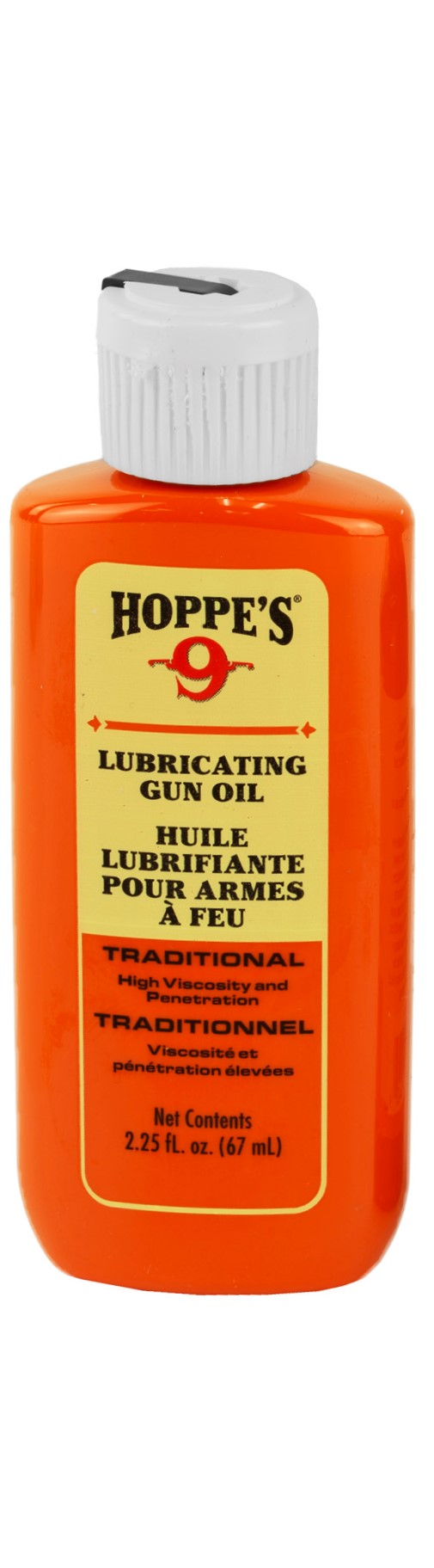 Hoppes Lubricating Gun Oil, 2.25 oz Squeeze Bottle