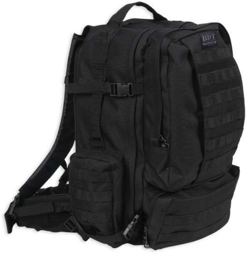 BULLDOG BDT Large Tactical Back Pack, Black (BDT412B)