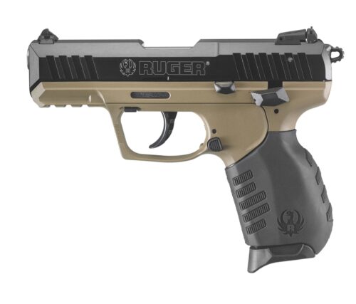 Ruger SR22, 22LR Rimfire Pistol, FDE (3613)