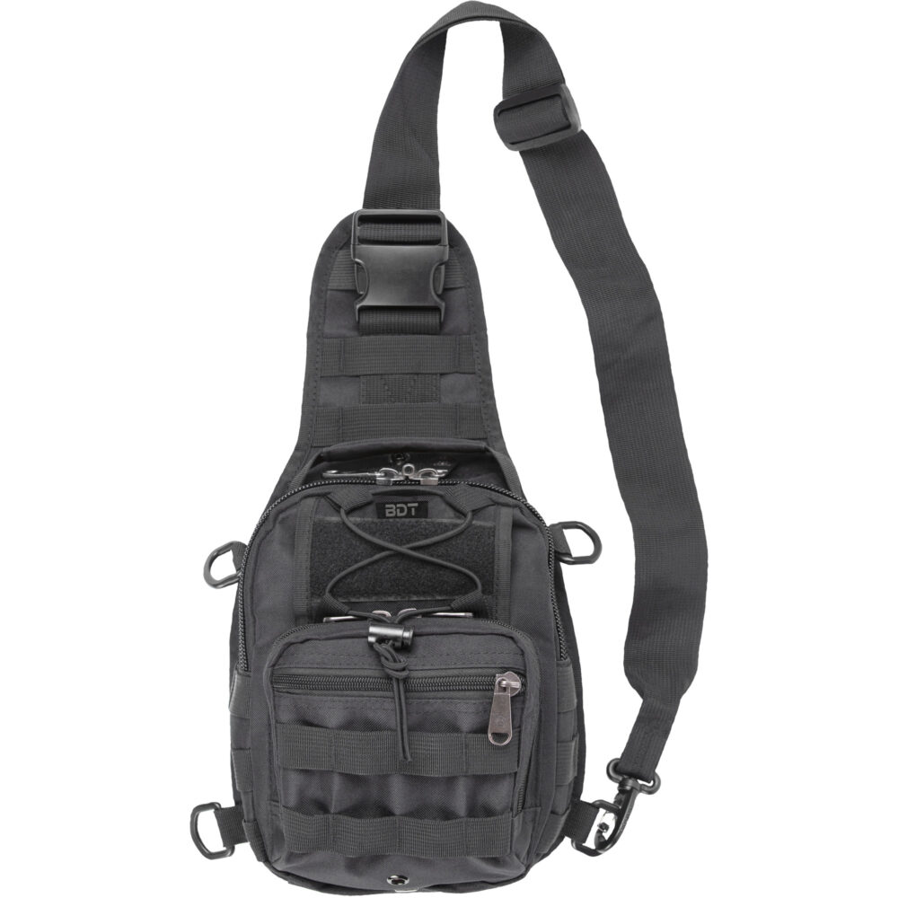 Bulldog Cases, X-Small “GO” Sling Bag/Waist Pack, Black (BDT407B)