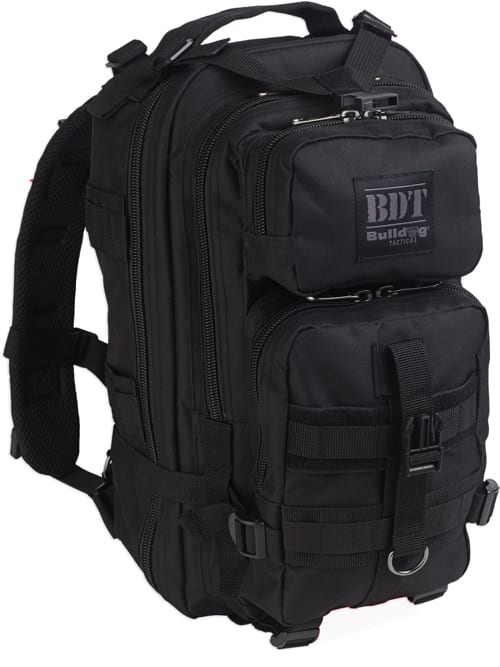Bulldog Cases, BDT Tactical Compact Backpack, Black, (BDT410B)