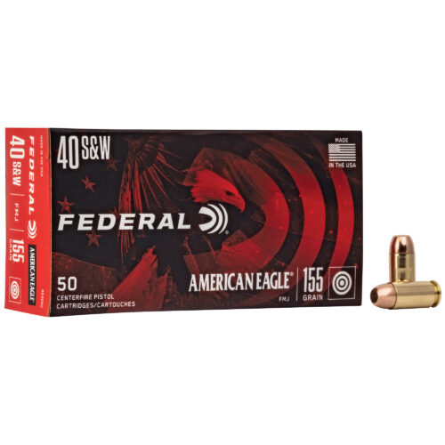 Federal American Eagle, 40S&W 155 Grain, 50 Round Box (AE40R2)