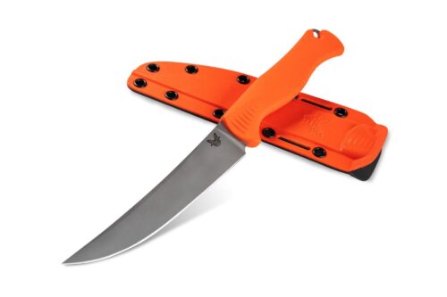 Benchmade 15500 Meatcrafter Fixed Blade, Orange