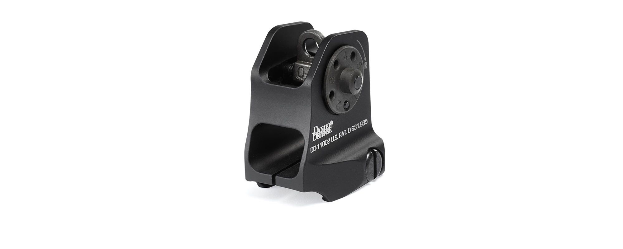 Daniel Defense A1.5 Fixed Rear Sight (Rock & Lock), Black (19-064-11002)