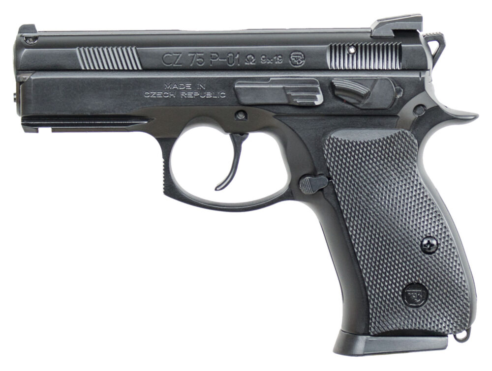 CZ 75 P-01 Omega Convertible 9mm Pistol, Black (91229)