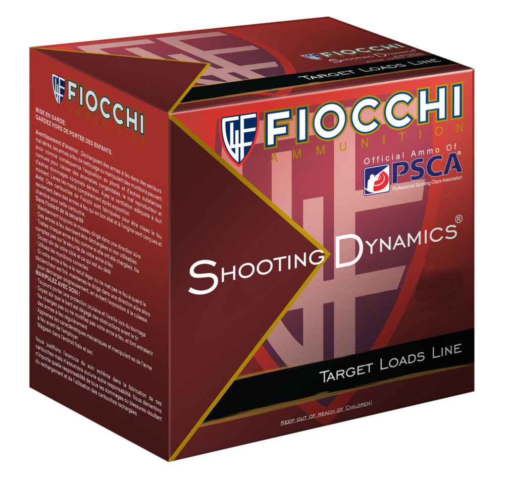 Fiocchi Shooting Dynamics Target Load Shotgun Ammunition, 12ga, 2.75in., 1 1/8 oz., 7.5 Shot, 25rd. Box (12SD18L75)