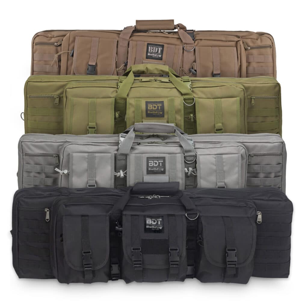 Bulldog BDT, Double Tactical Rifle Case, 37" Black (BDT6037B) City