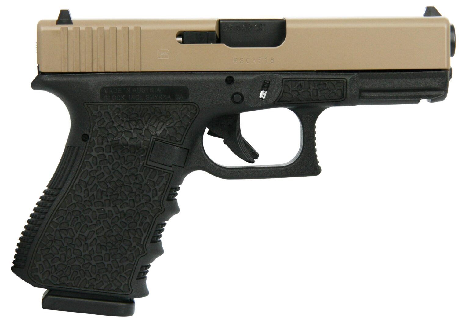 glock-g19-gen3-9mm-pistol-fde-slide-with-cobblestone-stippled-frame-glpi19502cssfde-city