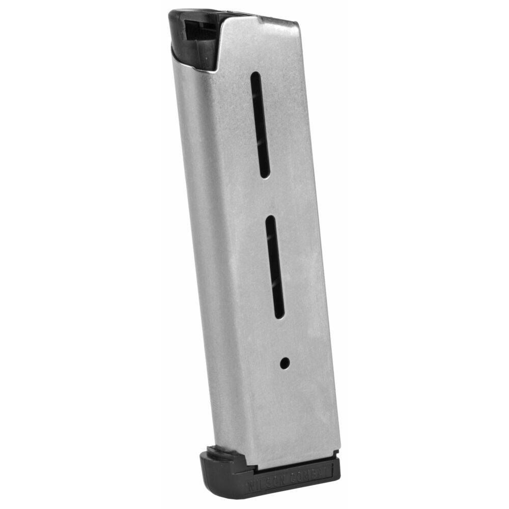 Wilson Combat, OEM 1911 Magazine, 45 ACP, 8Rd. with Standard Floor Plate, Stainless (47D)