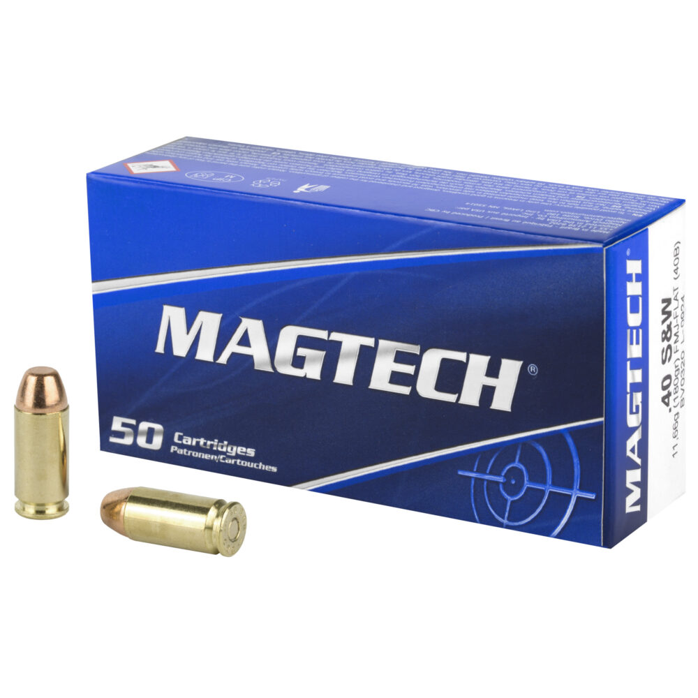 Magtech 40S&W 180 Grain FMJ Ammunition (40B)