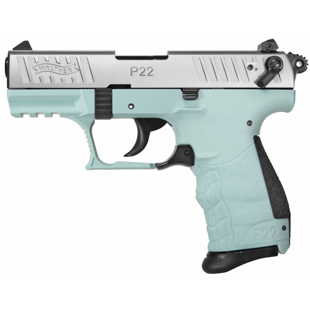 Walther Arms P22Q, 22LR Pistol, Angel Blue (5120760)