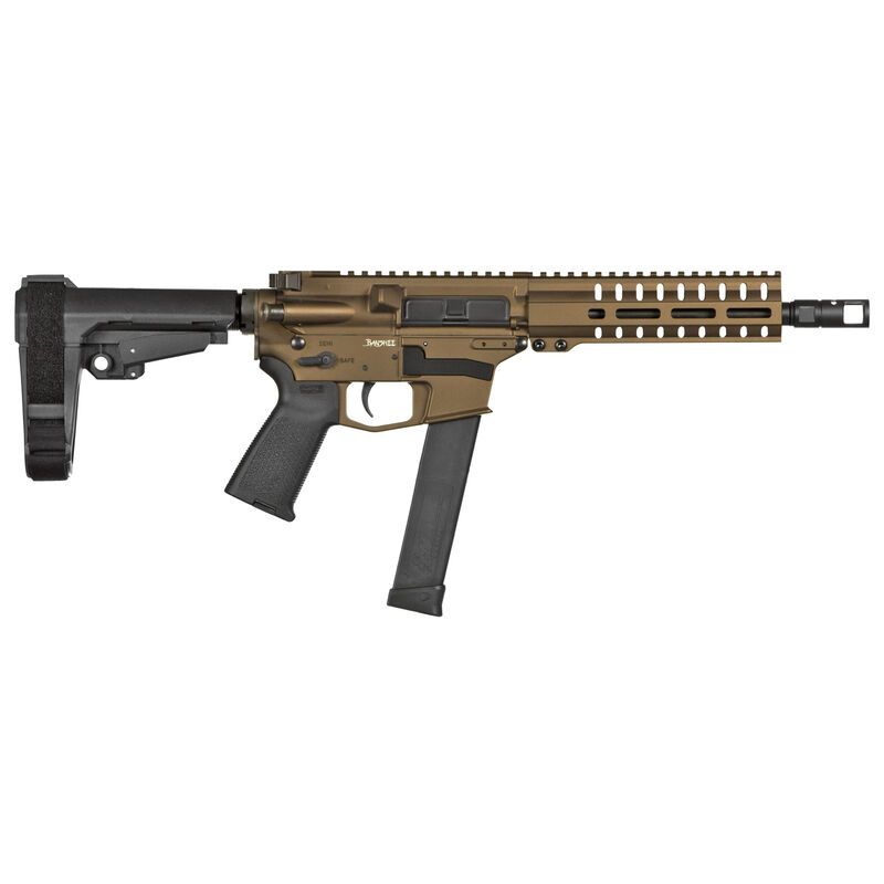 CMMG Banshee 10mm AR Pistol, Accepts Glock Mags, Midnight Bronze (10A428CMB)