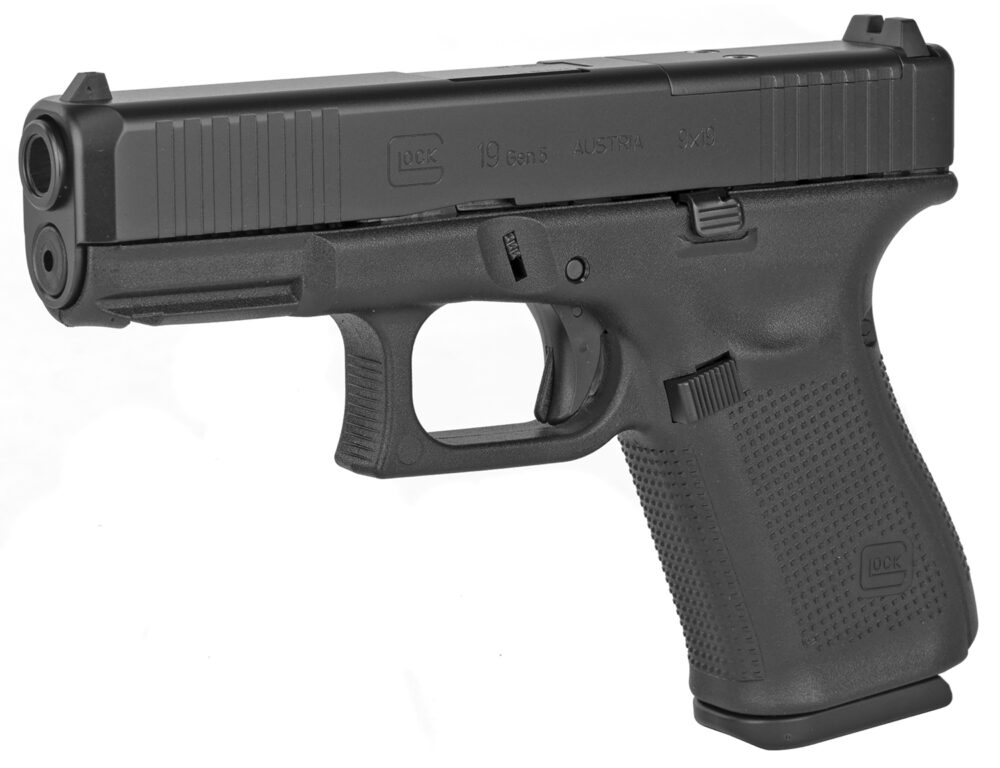 Glock G19 Gen5 MOS Pistol, Black (UA195S203MOS)