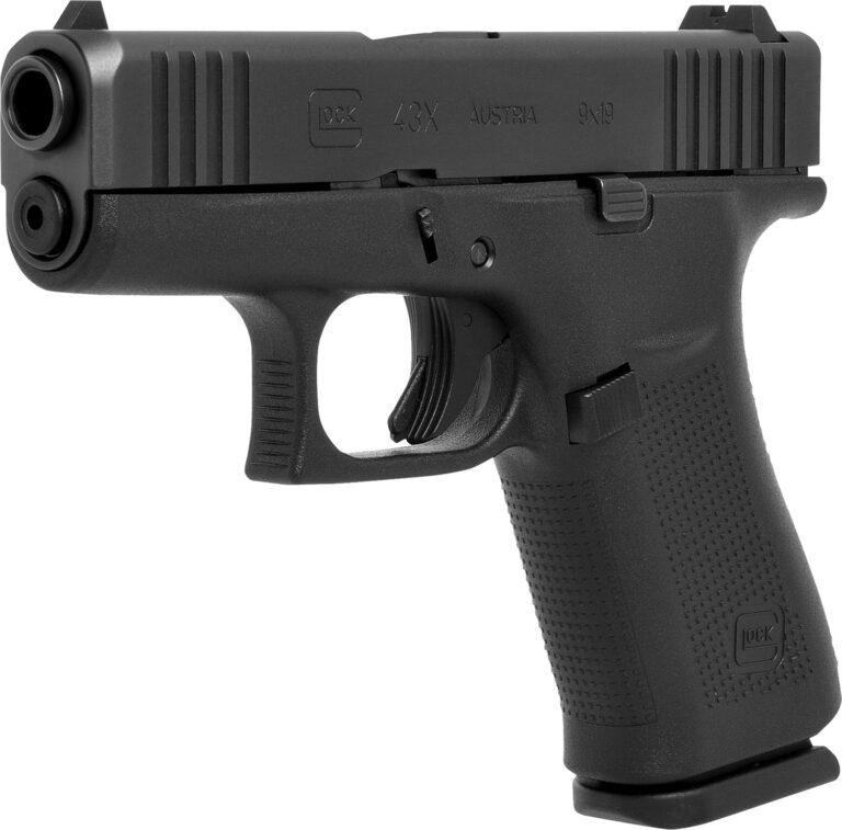 Glock G43X FS 9mm Pistol, Black (PX4350202) - Blue Label Program - City ...