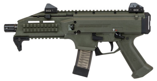 CZ Scorpion EVO 3 S1, 9mm Pistol, OD Green (91355)