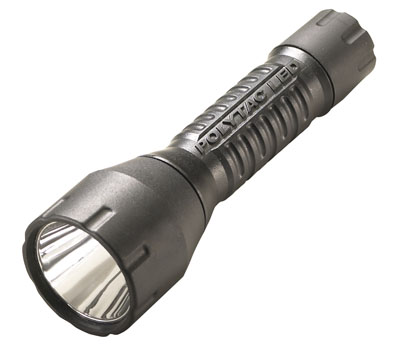 Streamlight PolyTac HP White LED Flashlight, 35-600 Lumens, 214 Meters Range, Black (88860)