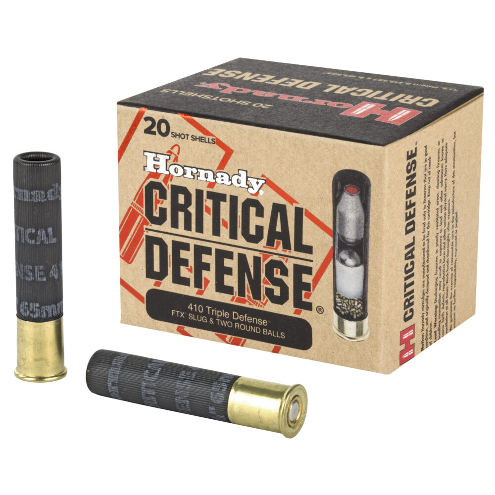 Hornady Critical Defense, 410 Gauge 2.5" Defender, 20Rd. Box (H86238)