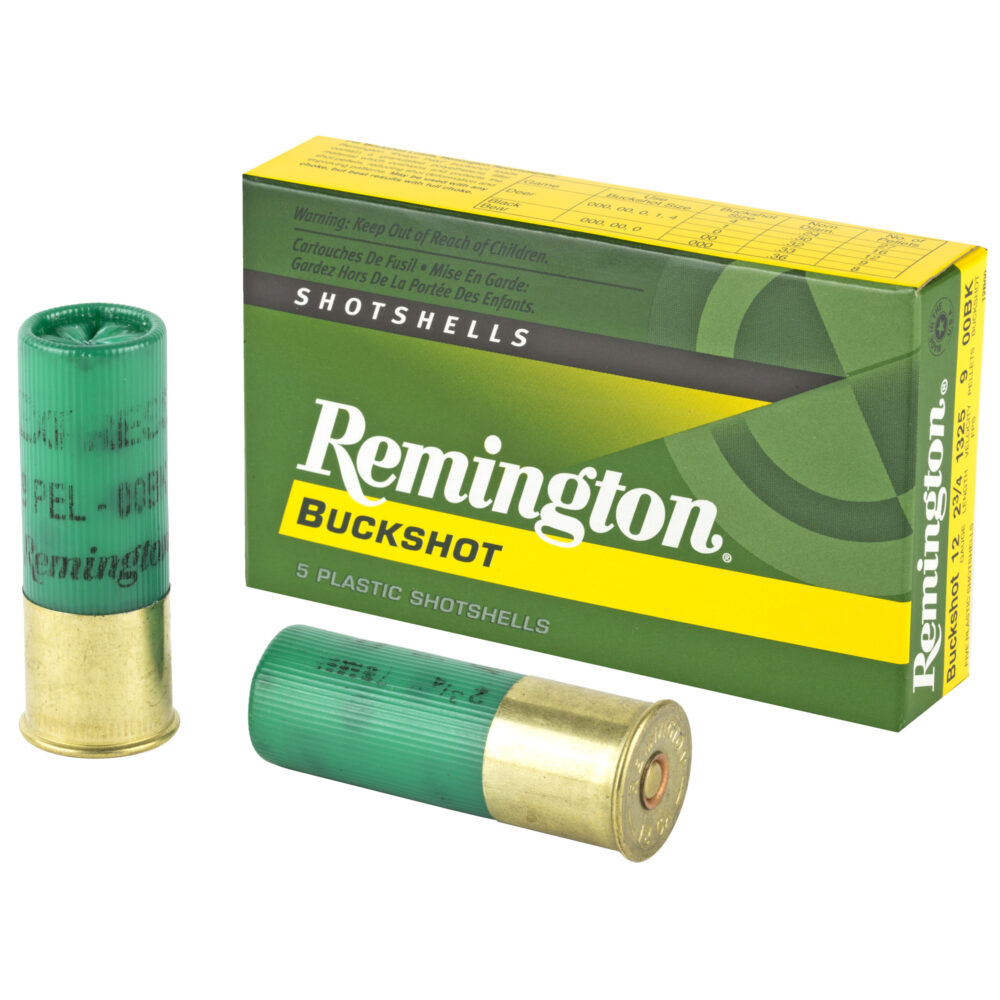 Remington 12 Gauge, 00 Buckshot, 2.75", 5Rd. Box (20620)