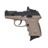 SCCY CPX-2 9mm Pistol, with Crimson Trace CTS-1500 Red Dot Optic, FDE (CPX-2CBDERDE)
