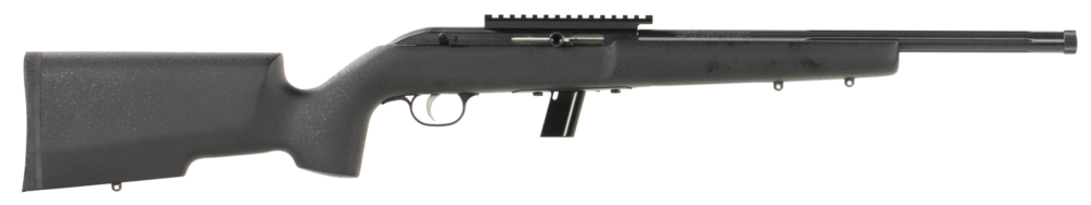 Savage Arms Model 64 Rimfire Rifle, 22LR, 16.5in. Threaded Heavy Barrel, Matte Black (45200)