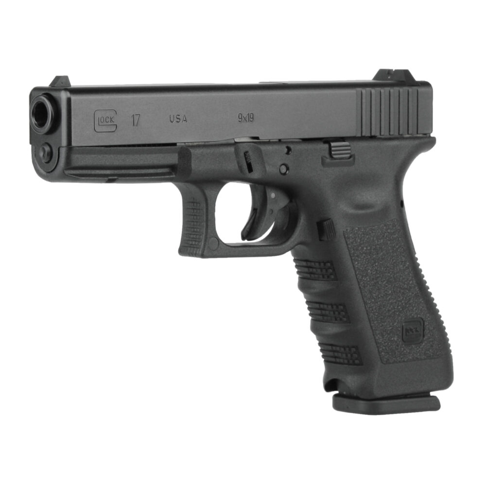 Glock G17 Gen3 9mm Pistol, Black (UI1750203)