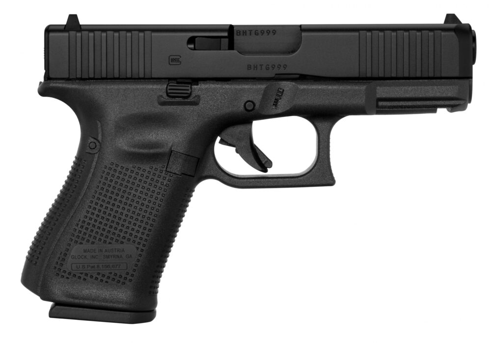 Glock G19 Gen5 FS 9mm Pistol, Black (PA195S202) - Blue Label Program