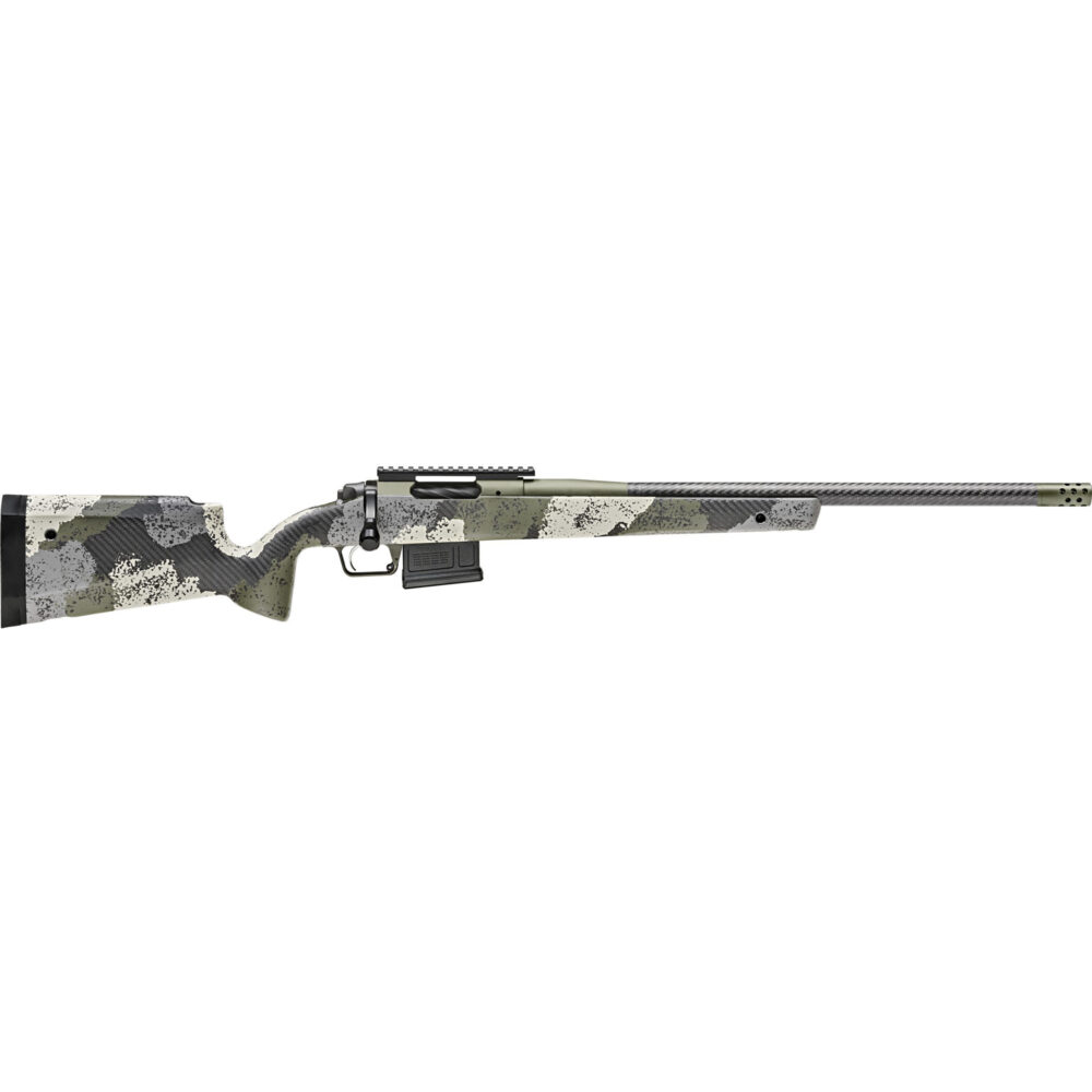 Springfield Armory 2020 Waypoint 6.5 Creedoor Bolt Action Rifle, Carbon Fiber Barrel, Evergreen (BAW92265CMCFG)