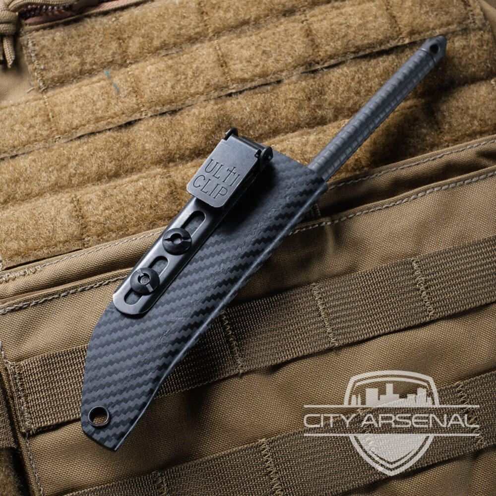 Microtech Signature Series TAC-P Tactical Spike with Glass Breaker, Kydex Sheath (112-1DLCTS)