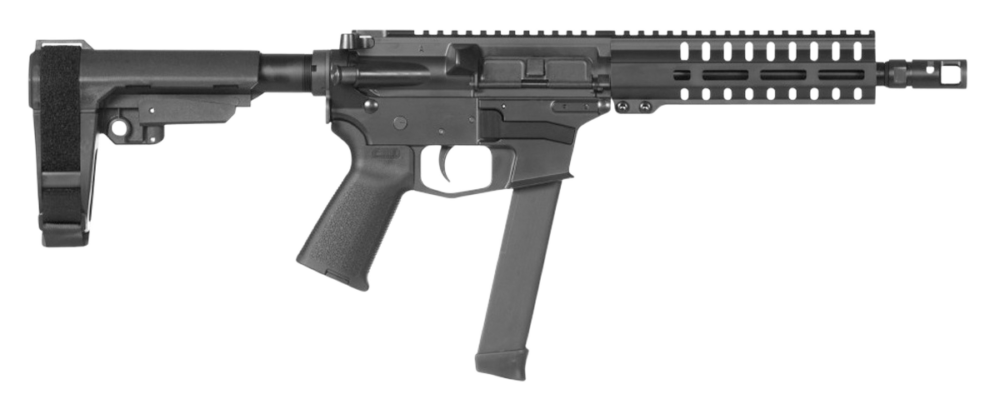 CMMG Banshee 200 Banshee 200 MKGS, 9mm AR-15 Pistol, Black (99A51D7)