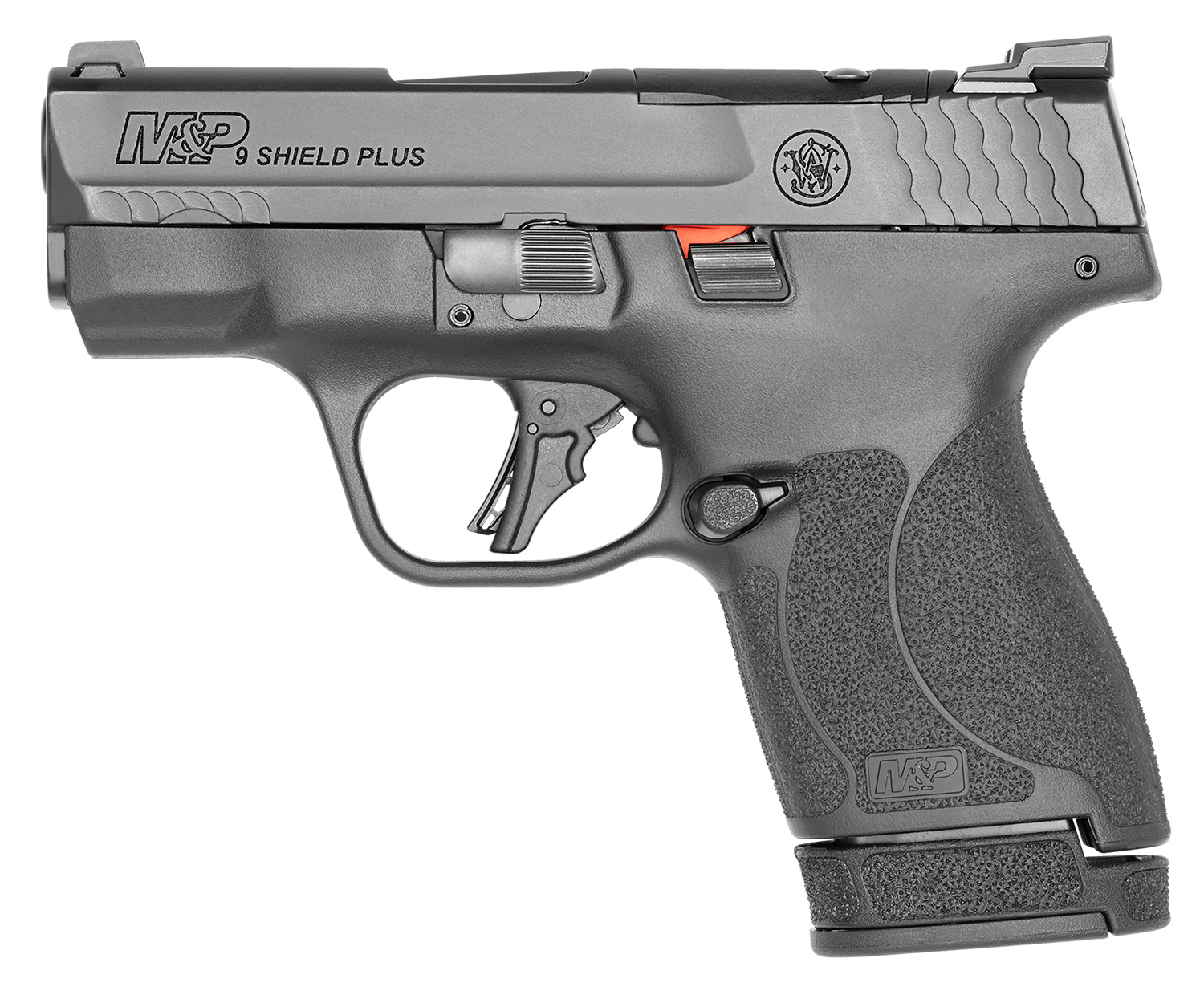 Smith & Wesson M&P Shield Plus 9mm Pistol, Optic Ready with Night Sights, Black (13534)