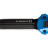 Benchmade Infidel, Blue Handle, Black DLC Blade, Limited Edition (3300BK-2001) - Image 4
