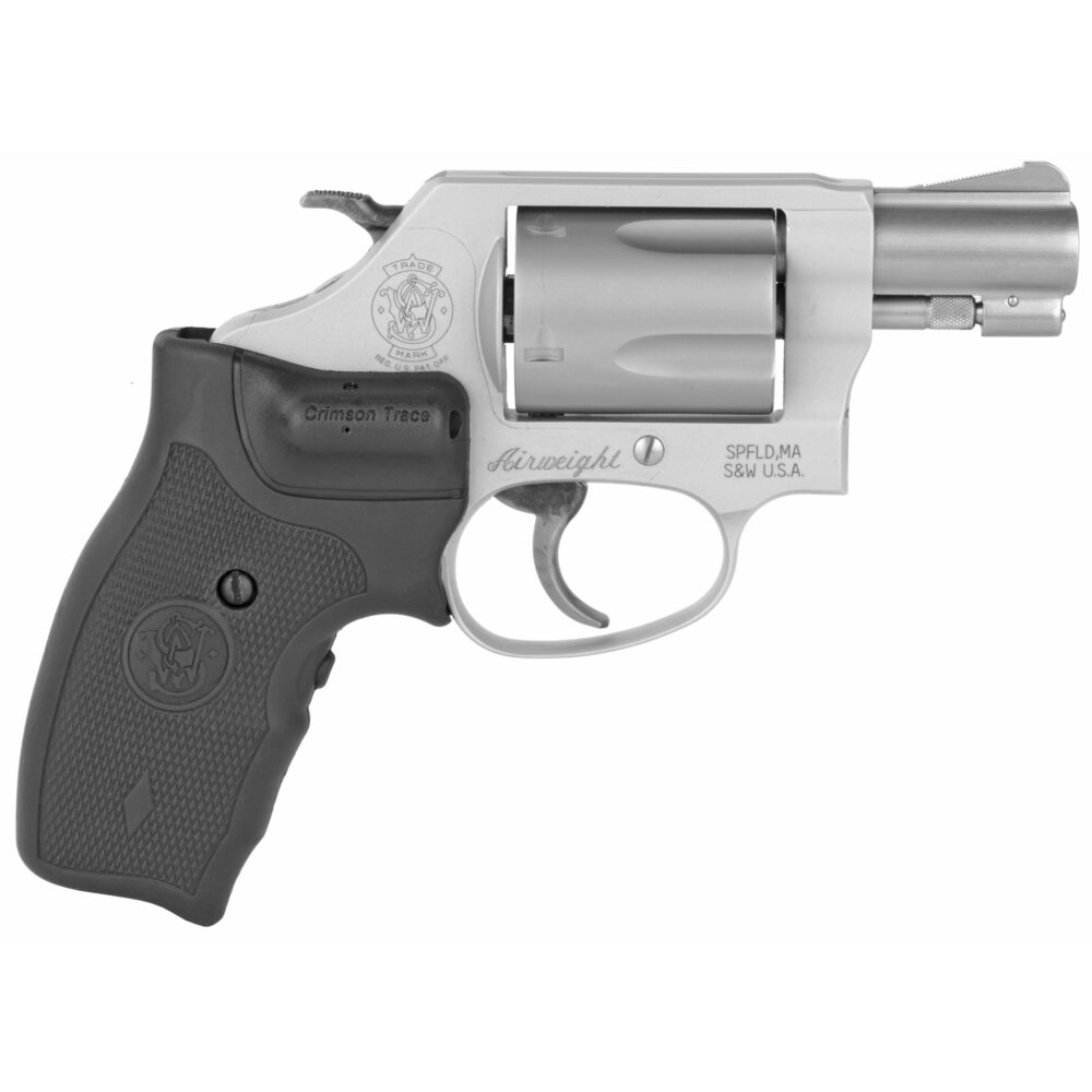 Smith & Wesson Model 637 38 Special Revolver with CT Laser Grip (163052)