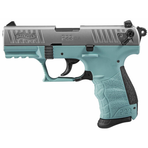 Walther Arms P22 22LR Pistol, Angel Blue (5120362)