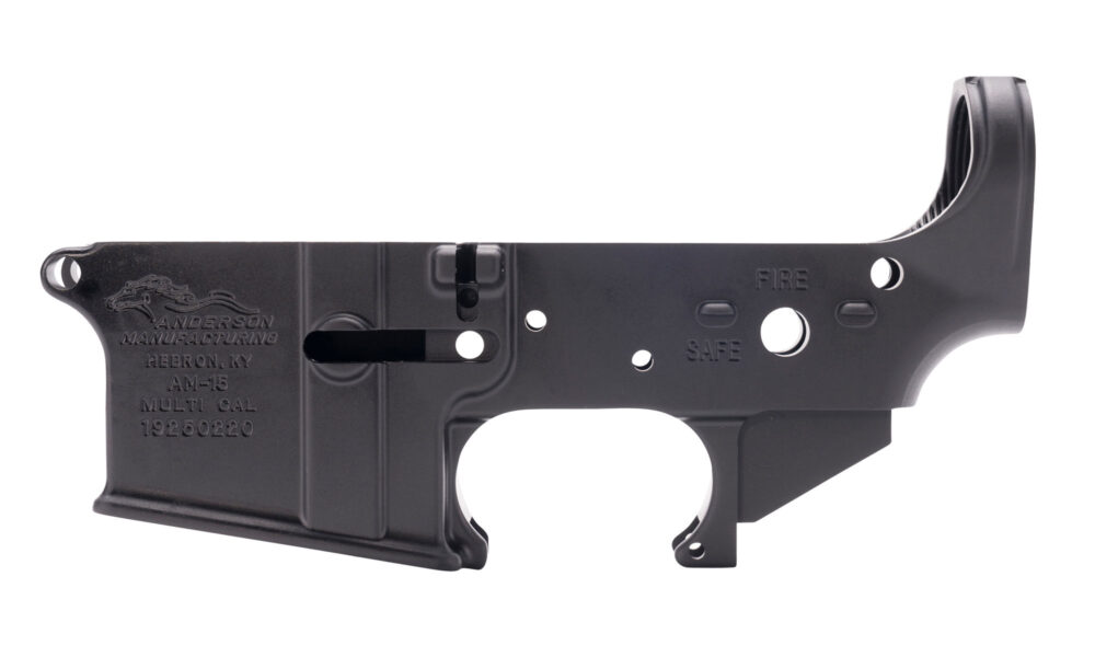 Anderson Manufacturing AM15 AR-15 Stripped Lower Receiver, Black (D2-K067-A000-0P)