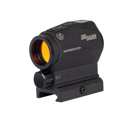 Sig Sauer Romeo5X/XDR 1X20mm Compact Red Dot Sight, 2MOA, Green Predator Reticle, Black (SOR52122)
