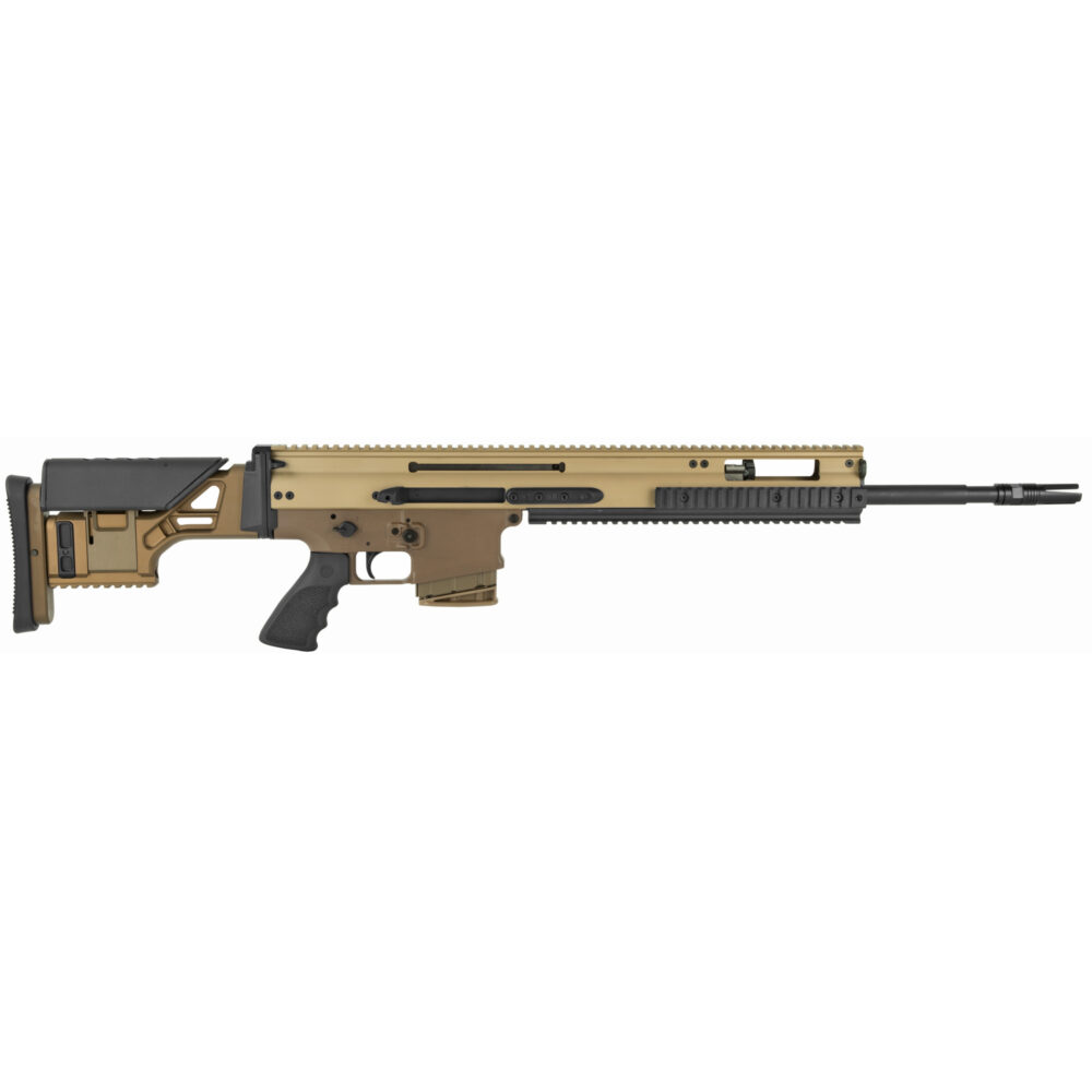 FN SCAR 20S, 7.62x51mm, with NRCH Charging Handle, FDE (38-100545-2)