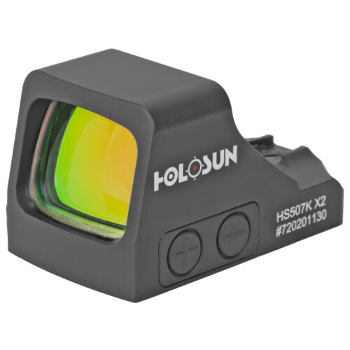 Holosun HS507K X2 Red Dot Pistol Optic, 2 MOA Dot & 32 MOA Circle, Black (HS507K X2)