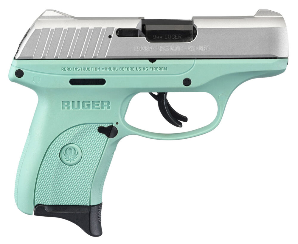 Ruger EC9s 9mm Pistol, Turquois (13200)