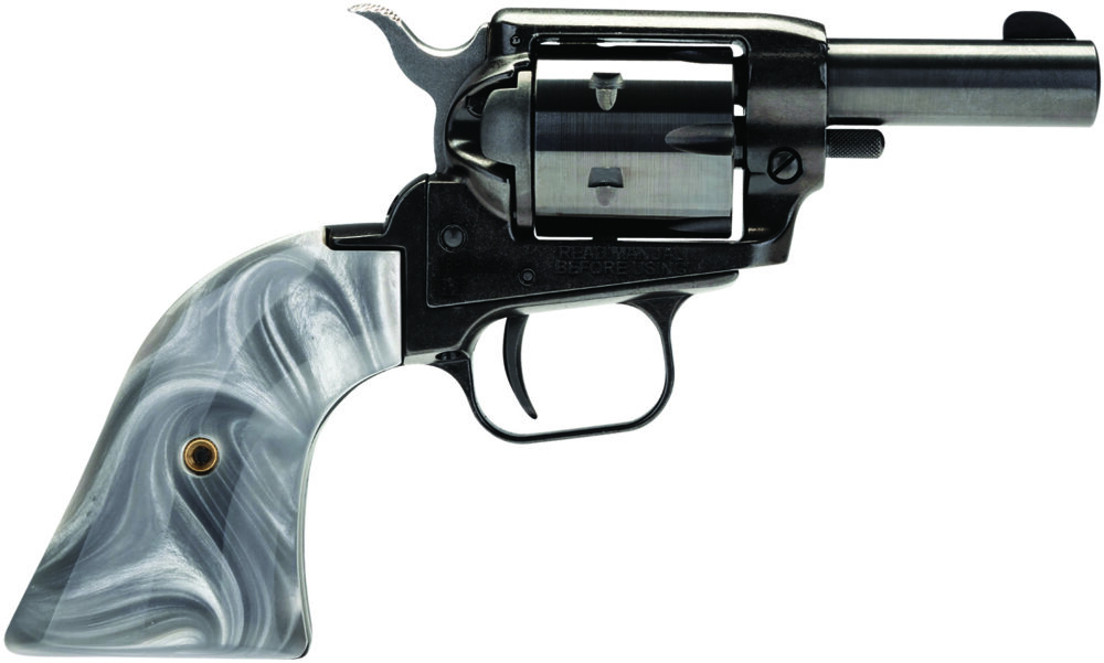 Heritage Barkeep 22LR Revolver, Black Oxide Steel with Gray Pearl Grip (BK22B2GPRL)