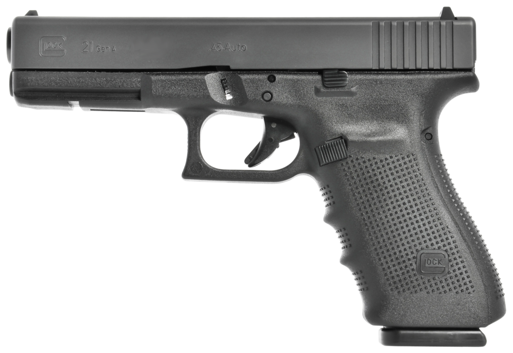 Glock G21 Gen 4, 45 ACP Pistol, Black (G21413US)