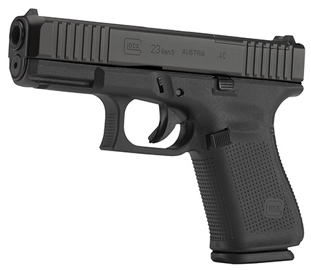Glock G23 Gen5 Compact MOS 40 S&W Pistol, Black (127698)