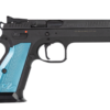 CZ-USA CZ 75 Tactical Sport 9mm Pistol, Black with Blue Aluminum Grip (91220) - Image 2
