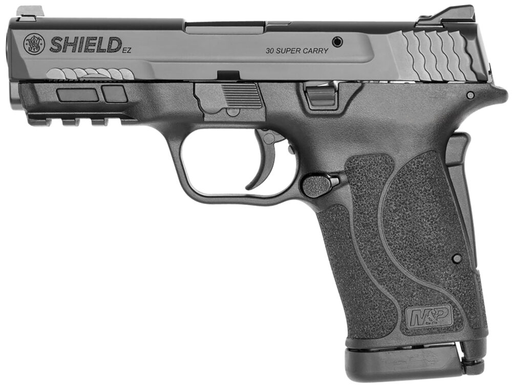 Smith & Wesson MP Shield EZ 30 Super Carry Pistol, Black (13459)