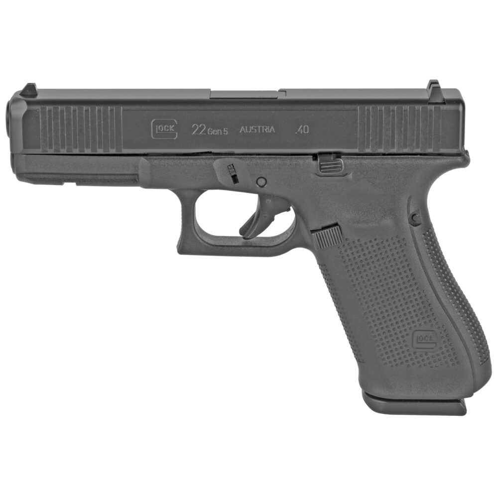 Glock G22 Gen5, 40 S&W Pistol, Black (PA225S202) - Blue Label Program